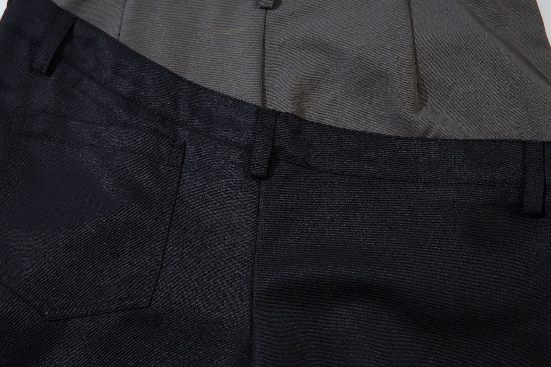 Two-Tone Panel Wide-Leg Pants | Streetwear Trousers