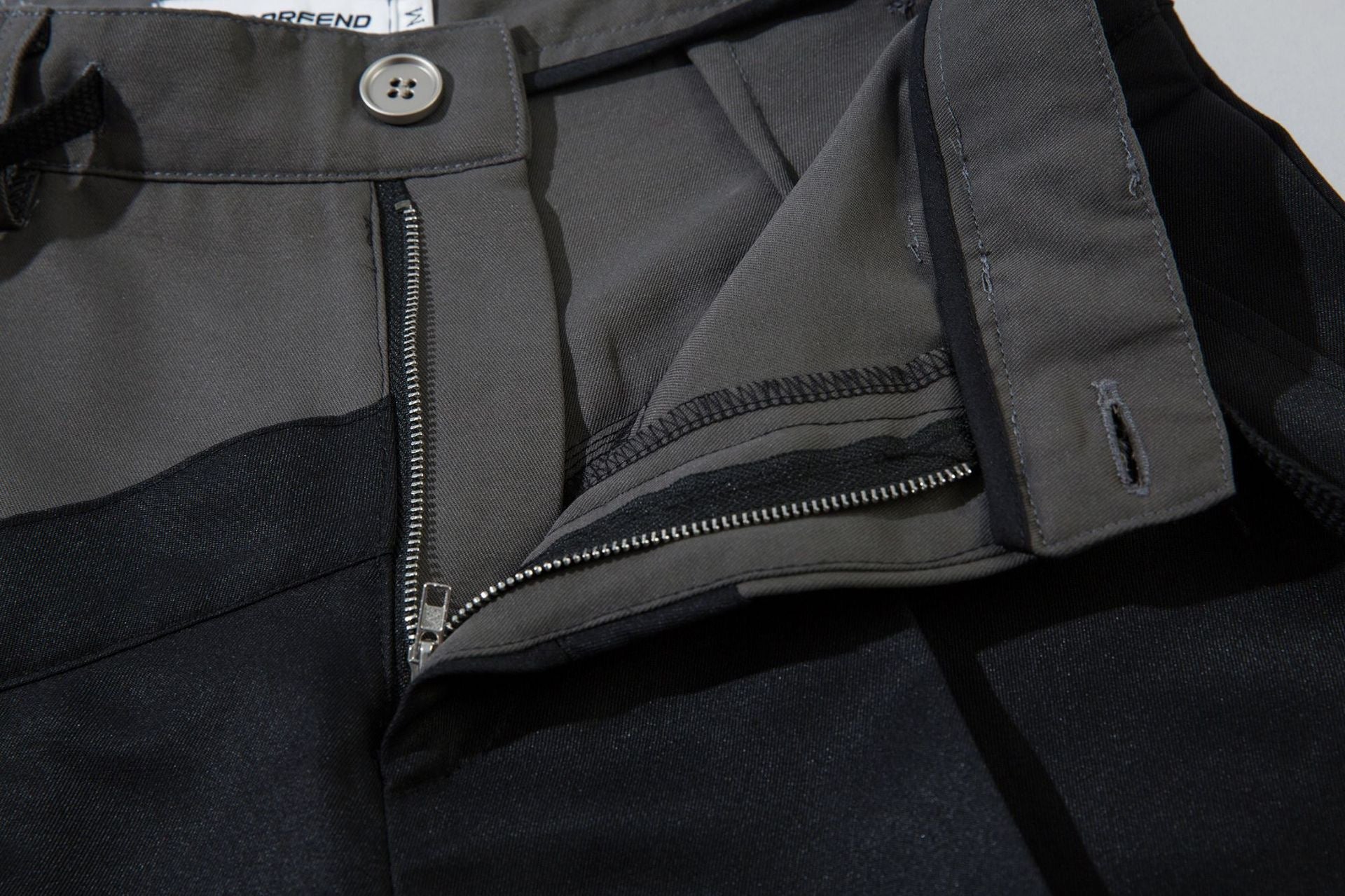 Two-Tone Panel Wide-Leg Pants | Streetwear Trousers