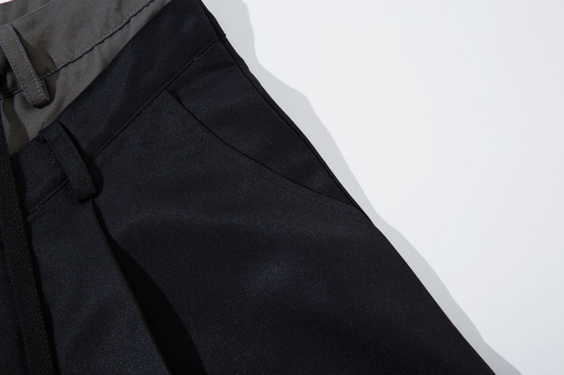 Two-Tone Panel Wide-Leg Pants | Streetwear Trousers