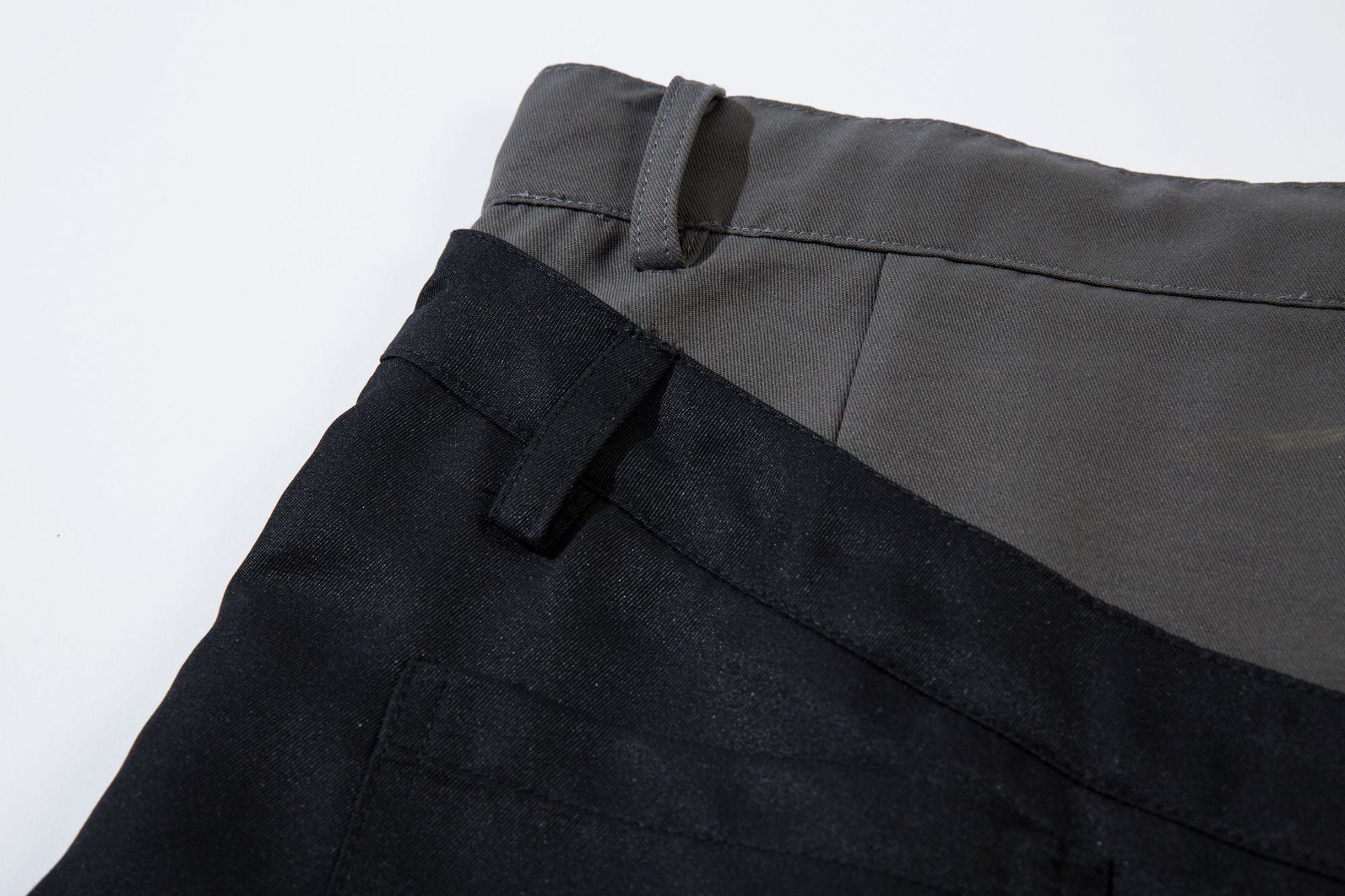 Two-Tone Panel Wide-Leg Pants | Streetwear Trousers