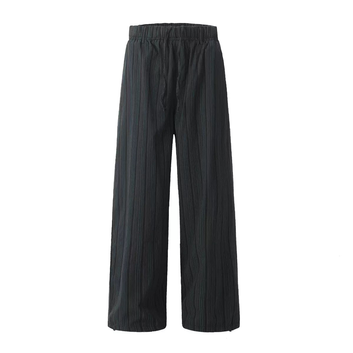 Omirad Striped Relaxed Wide-Leg Cotton Pants
