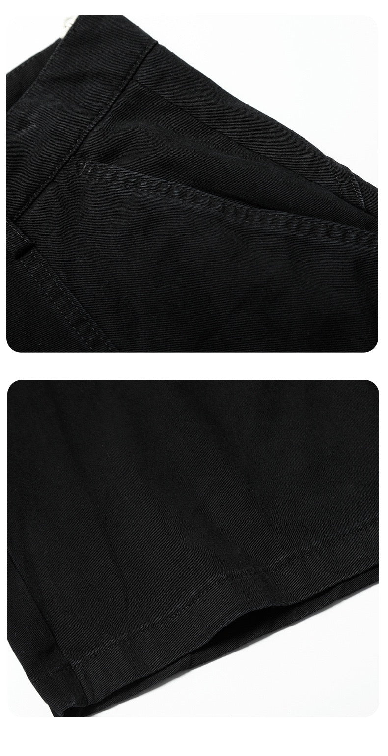 Sculpted Barrel-Leg Cargo Pants | Wide Silhouette Cotton