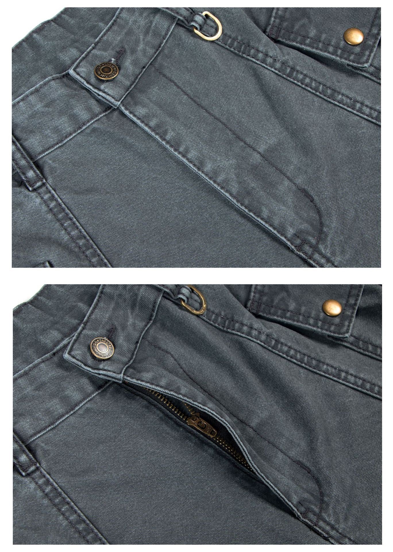 Omirad Utility Panel Wide-Leg Cargo Pants | 100% Cotton