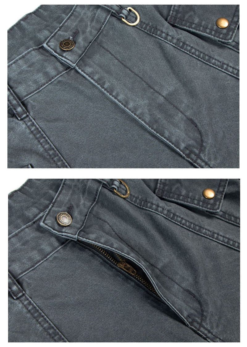 Omirad Utility Panel Wide-Leg Cargo Pants | 100% Cotton