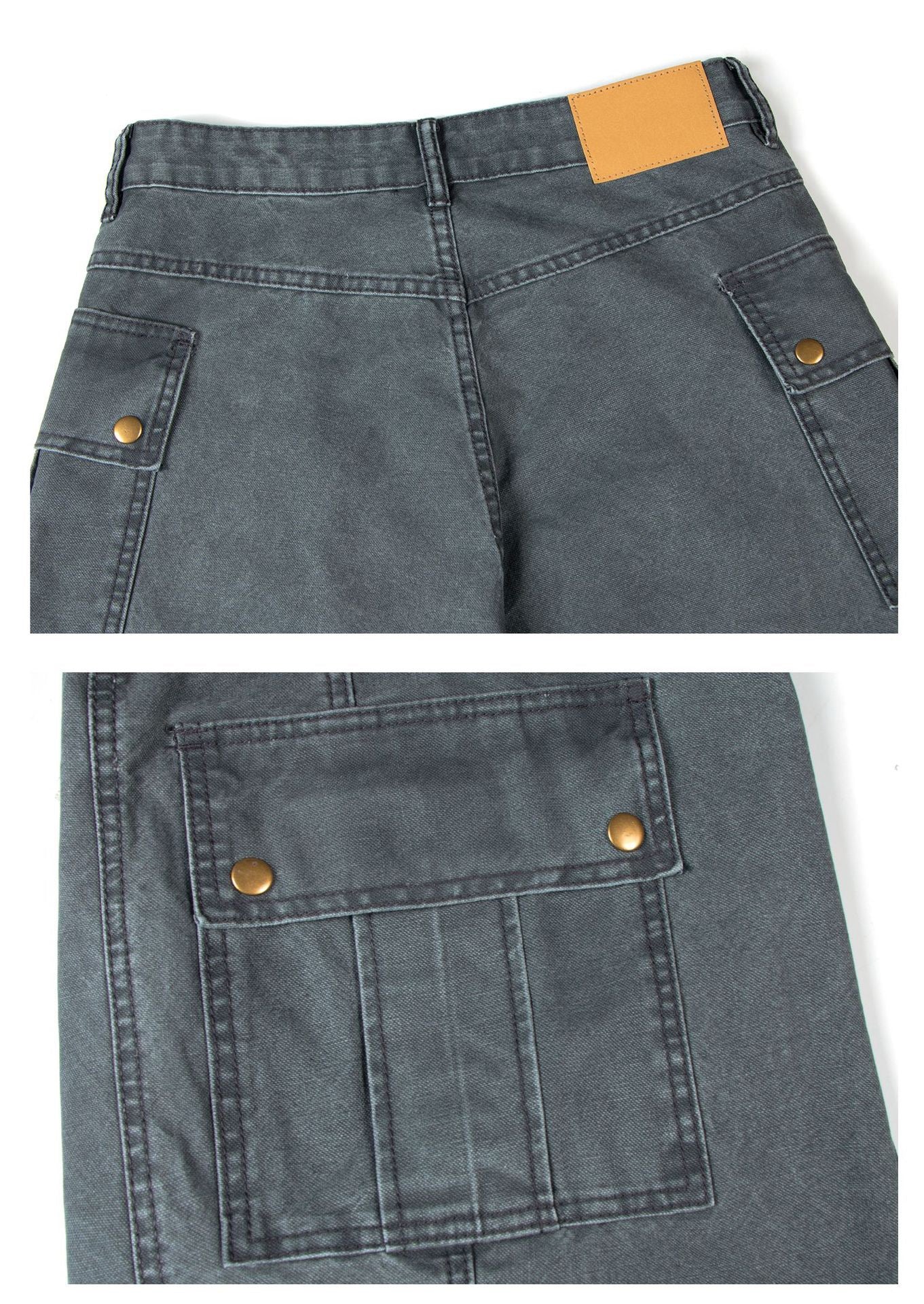 Omirad Utility Panel Wide-Leg Cargo Pants | 100% Cotton
