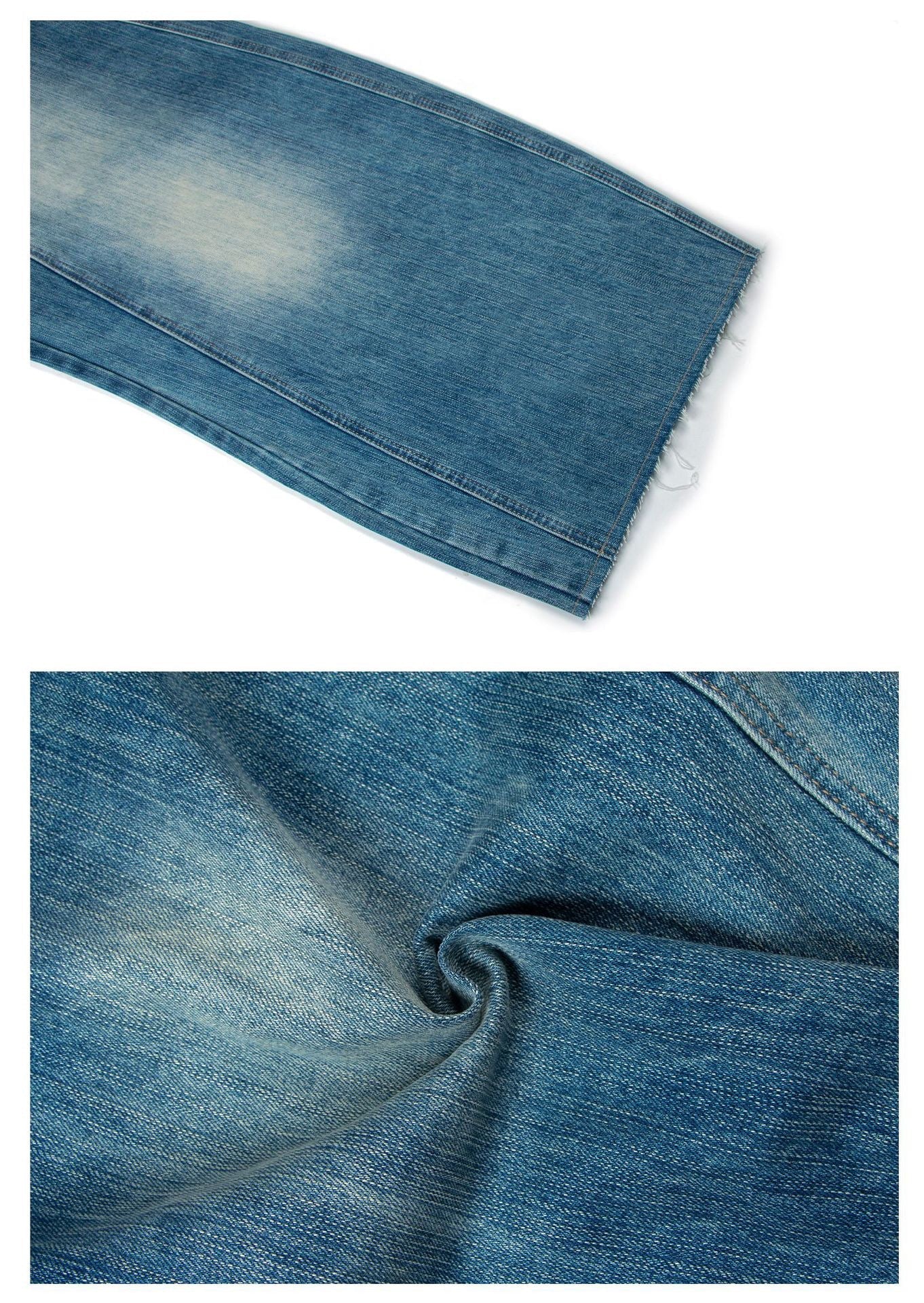 Omirad Washed Wide-Leg Denim Pants | Oversized Streetwear Jeans