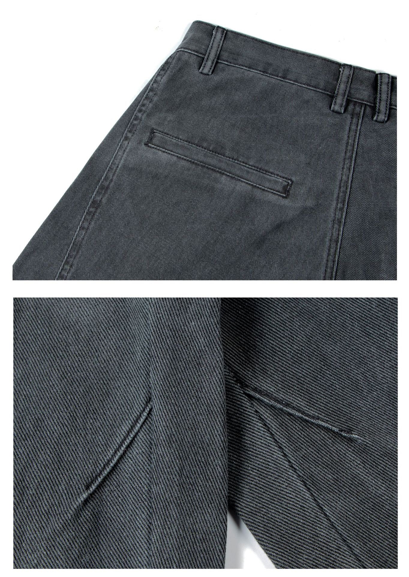 Omirad Washed Wide-Leg Cotton Denim Pants | Streetwear