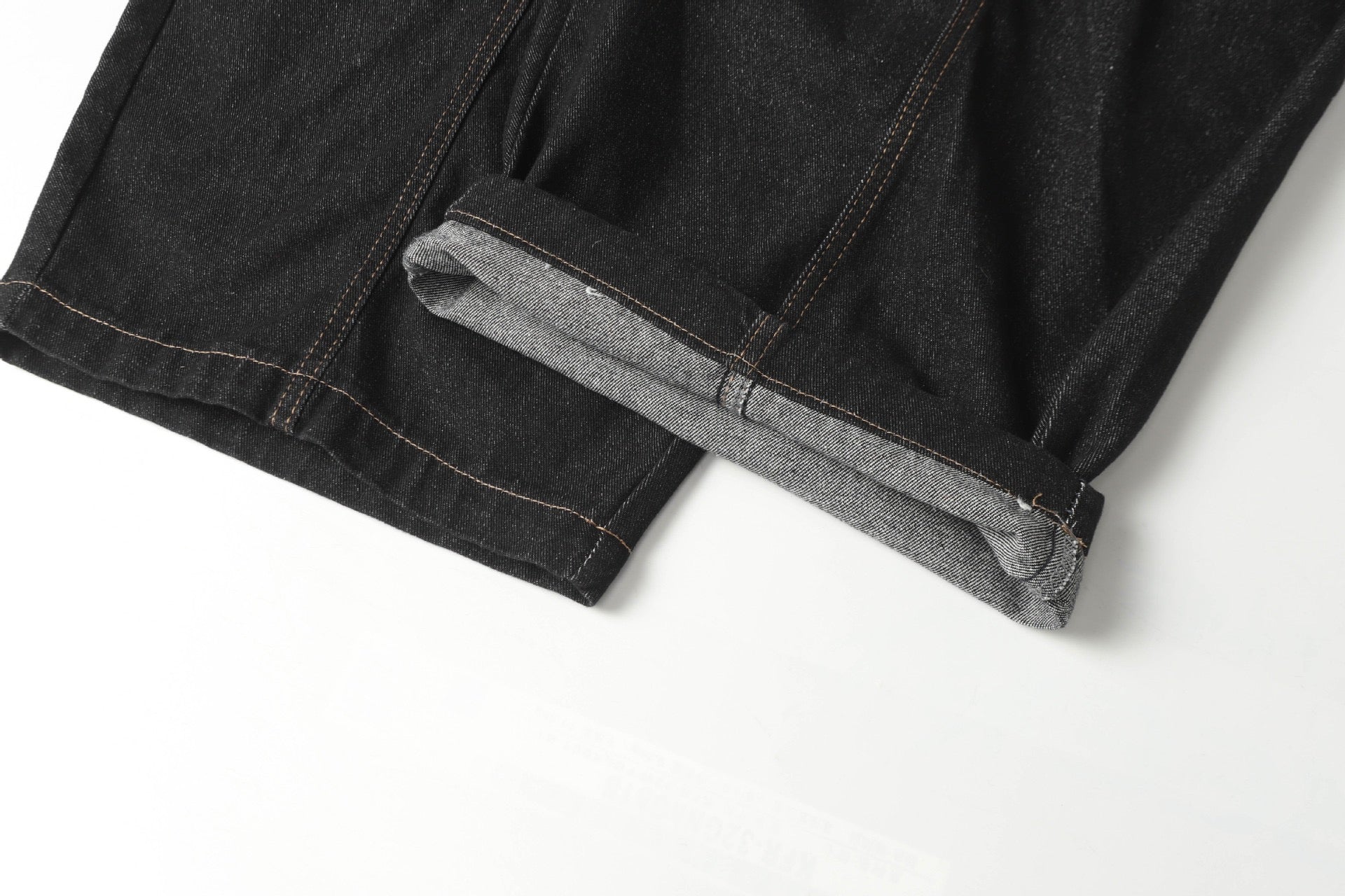 Omirad Panel Wide-Leg Cotton Denim Pants | Dark Wash