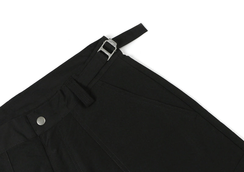 Omirad Tactical Wide-Leg Cargo Pants | All-Black Utility