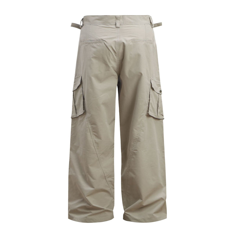 Omirad Tactical Wide-Leg Cargo Pants | All-Black Utility