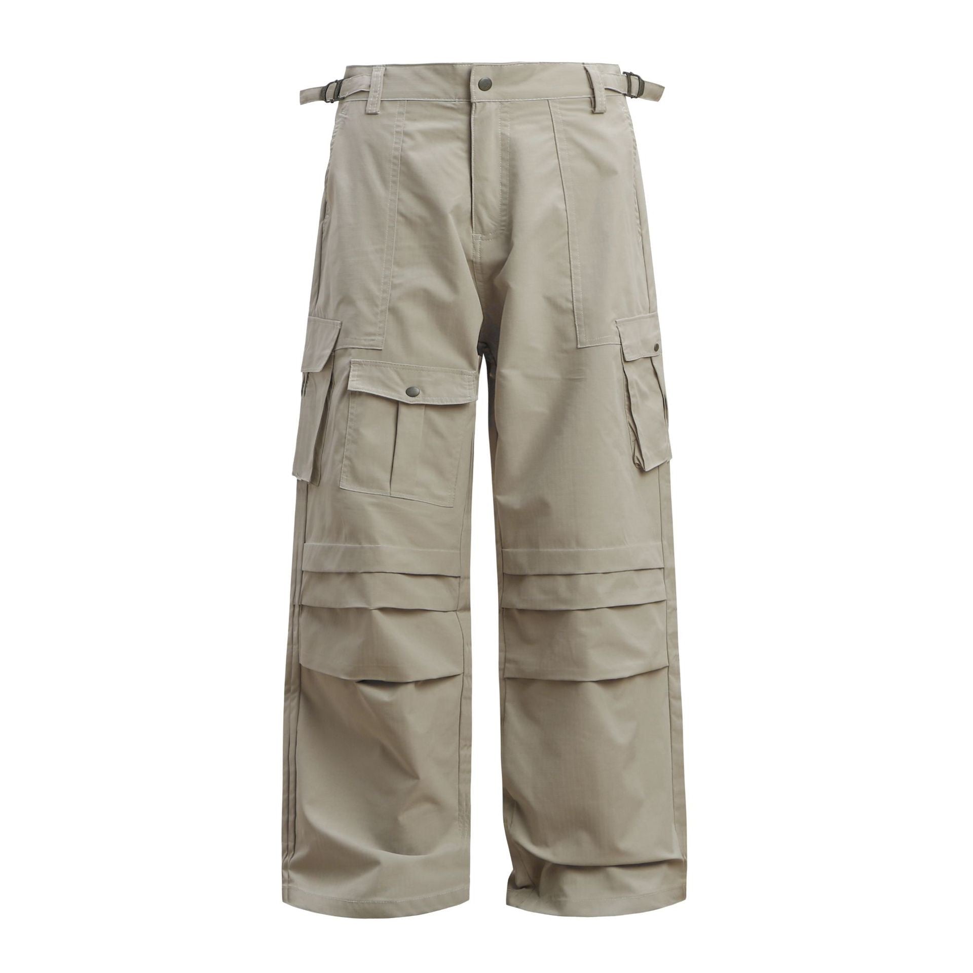 Omirad Tactical Wide-Leg Cargo Pants | All-Black Utility