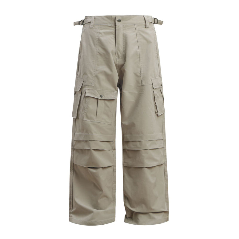 Omirad Tactical Wide-Leg Cargo Pants | All-Black Utility
