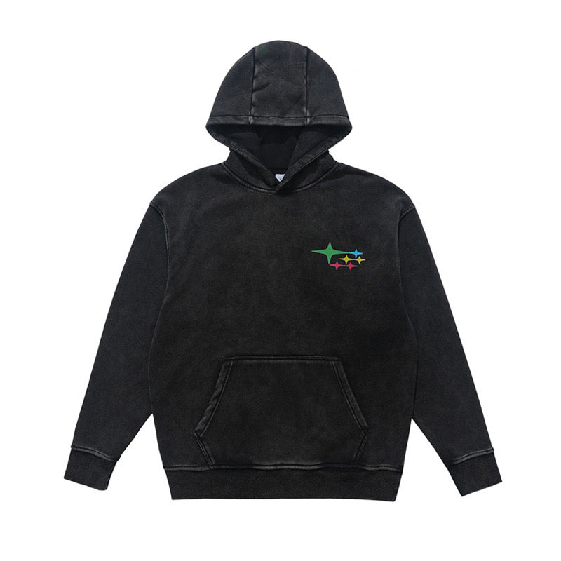 Omirad Graphic Washed Pullover Hoodie | Oversized Streetwear