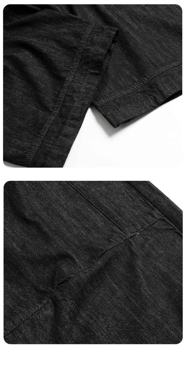 Wide Barrel Leg Black Denim Pants | Sculpted Streetwear Fit