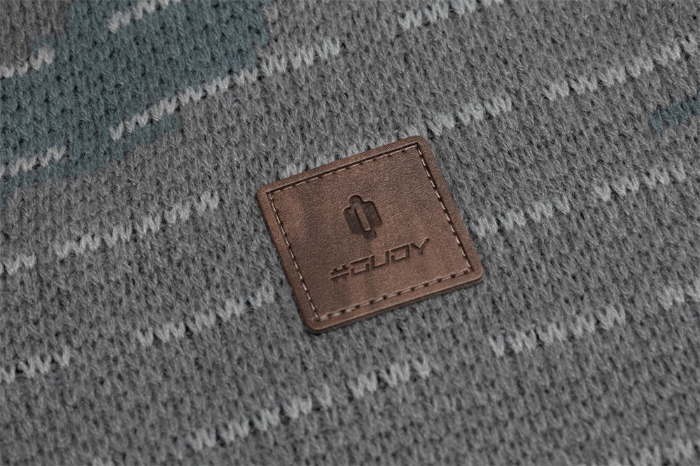Tactical Camo Jacquard Knit Pullover Sweater | SEAKOFF
