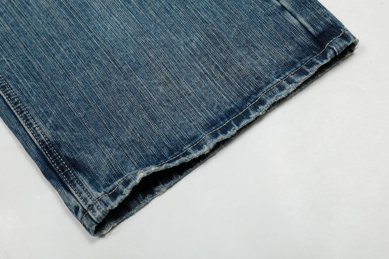 Studded Vintage Wide-Leg Jeans | Streetwear Denim