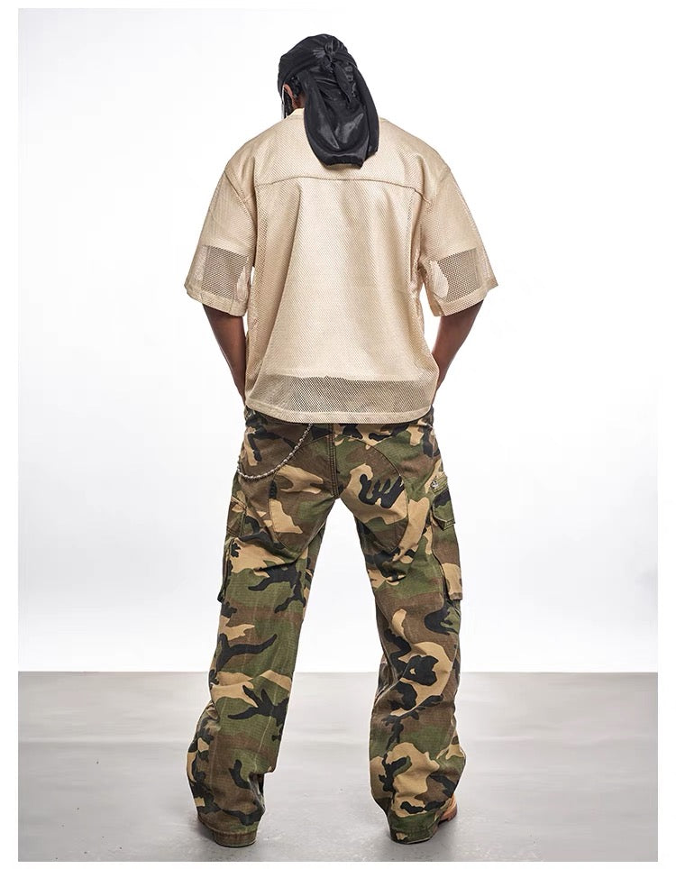 Omirad Mesh Essential Jersey Tee | Breathable Street Style