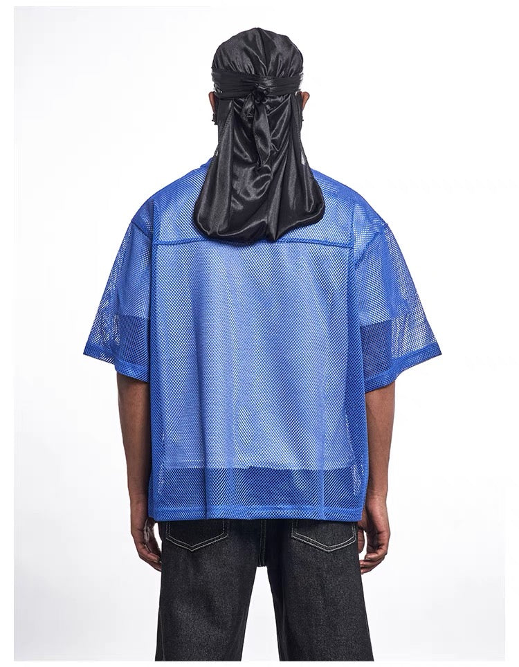 Omirad Mesh Essential Jersey Tee | Breathable Street Style