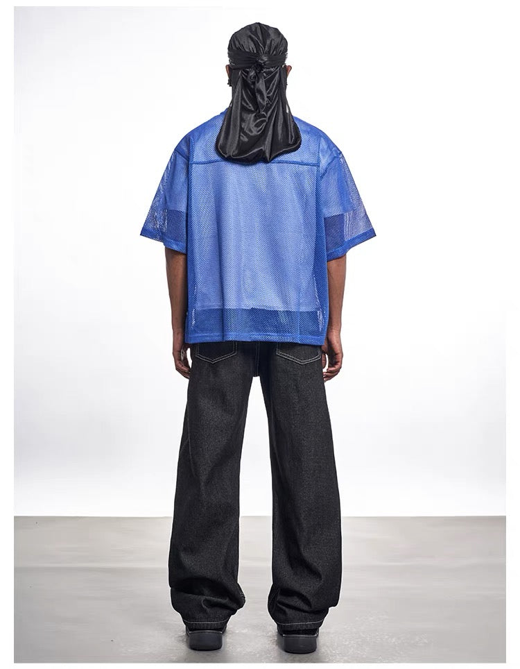 Omirad Mesh Essential Jersey Tee | Breathable Street Style