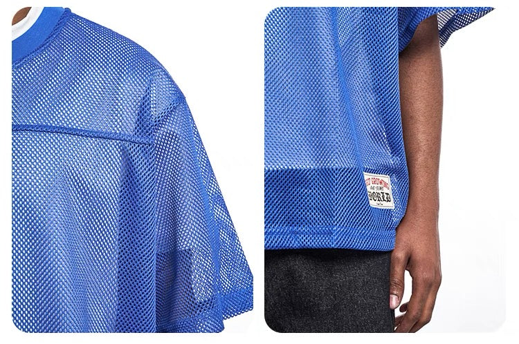 Omirad Mesh Essential Jersey Tee | Breathable Street Style