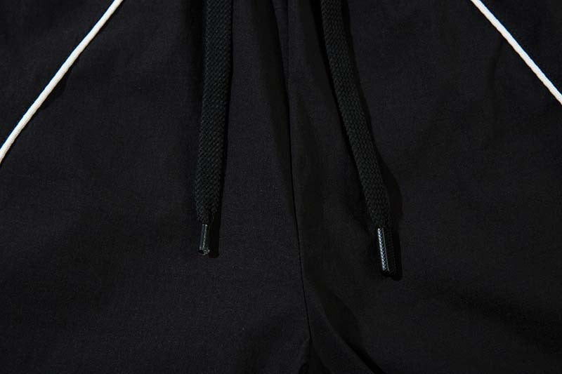 Omirad Reflective Line Track Pants | Wide-Leg Streetwear
