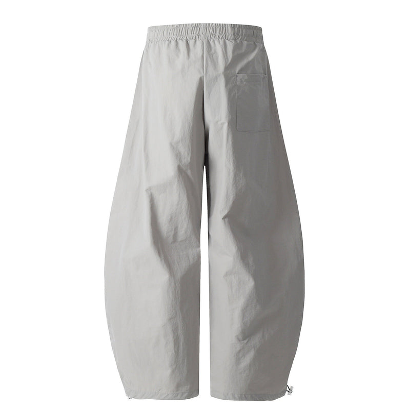 Script Graphic Nylon Wide-Leg Balloon Pants | SEAKOFF