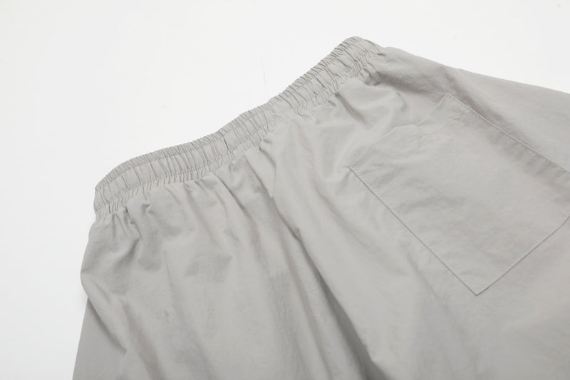 Script Graphic Nylon Wide-Leg Balloon Pants | SEAKOFF
