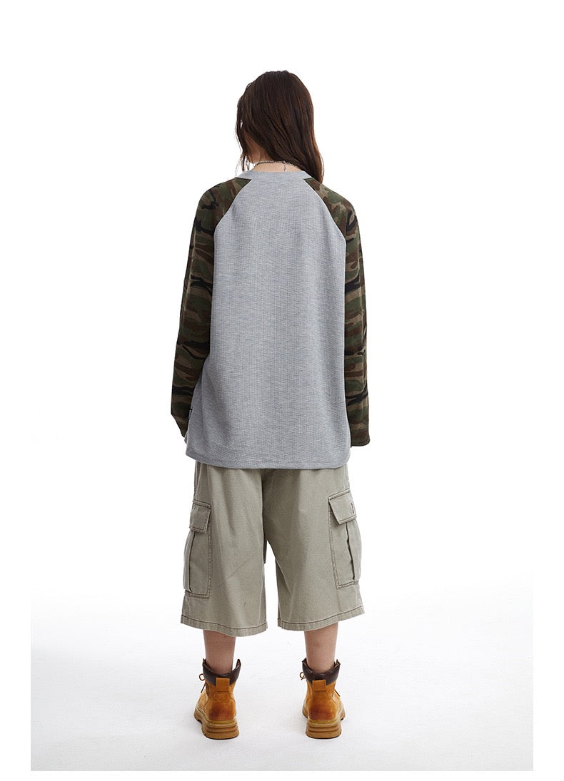 Certified Forces Camo Raglan Long-Sleeve Thermal Tee