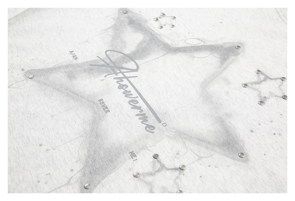 Cosmic Star Graphic Long Sleeve Tee | Streetwear Sweatshirt