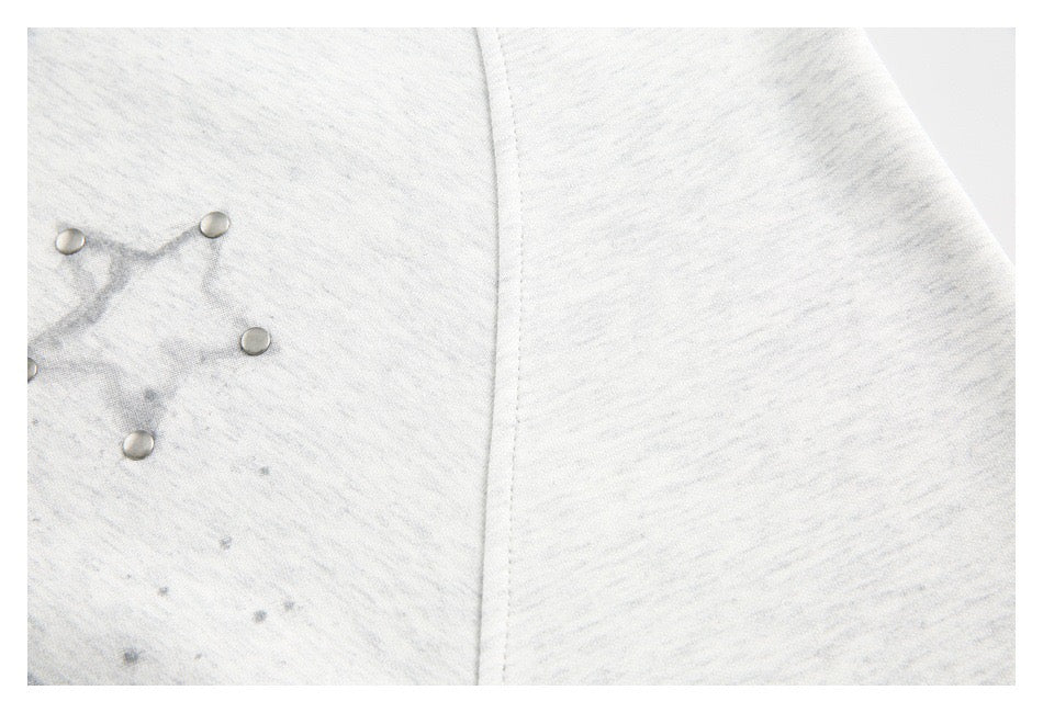 Cosmic Star Graphic Long Sleeve Tee | Streetwear Sweatshirt