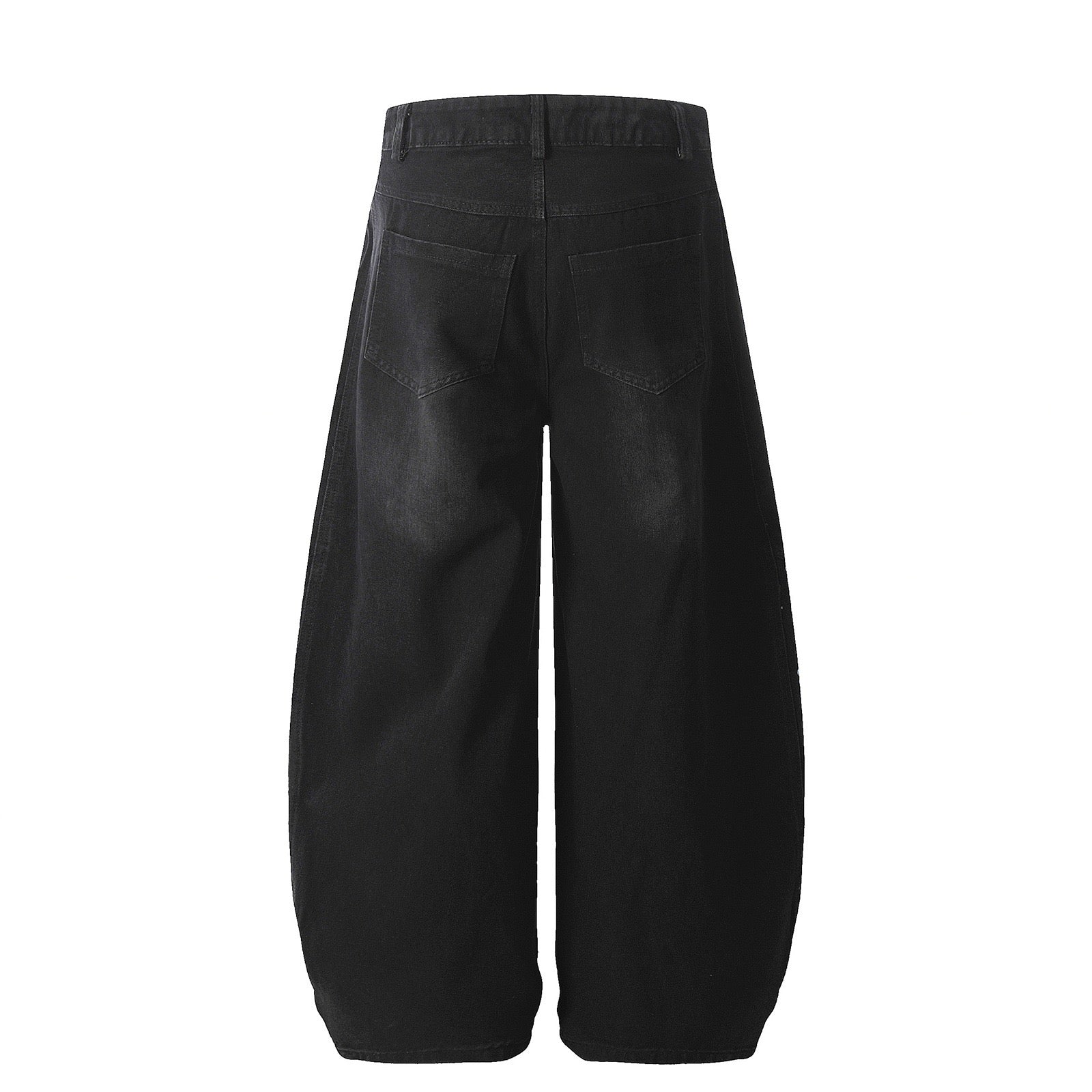 Omirad Wide-Leg Curved Panel Jeans | Stripe Detail
