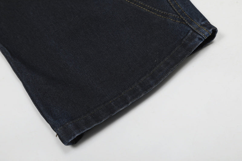 Gradient Wash Wide-Leg Denim Pants | Streetwear Jeans