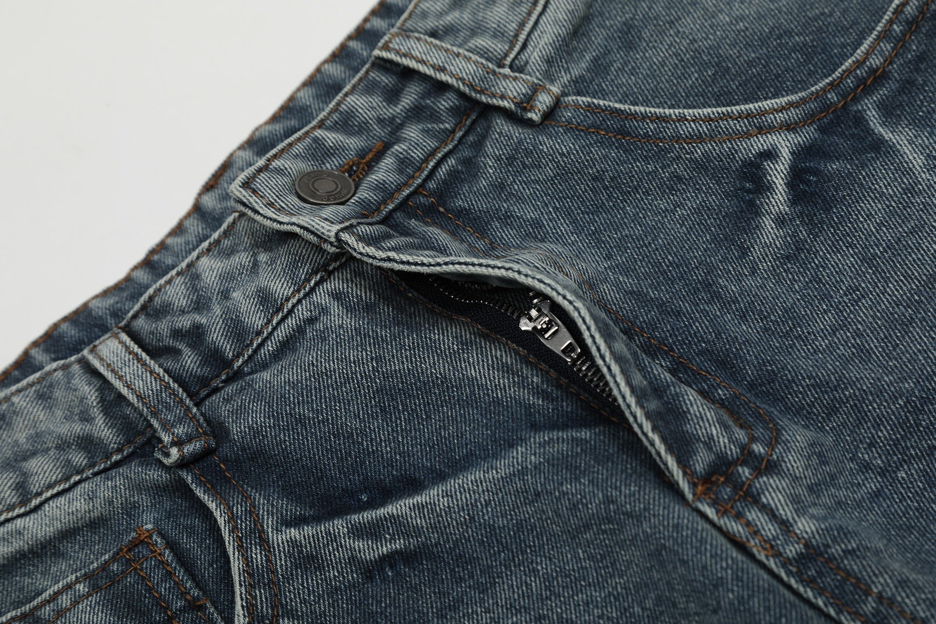 Vintage Washed Wide-Leg Balloon Denim Jeans | Streetwear