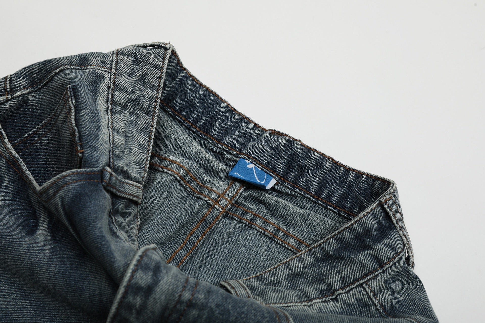 Vintage Washed Wide-Leg Balloon Denim Jeans | Streetwear