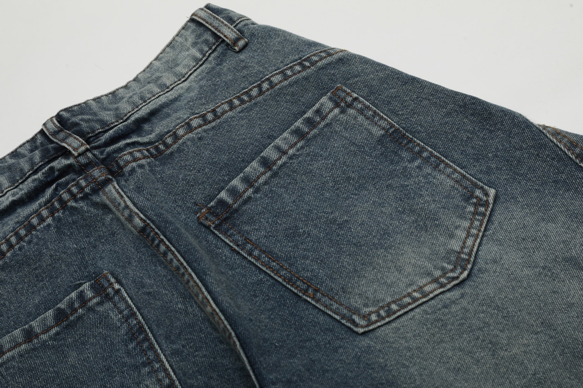 Vintage Washed Wide-Leg Balloon Denim Jeans | Streetwear