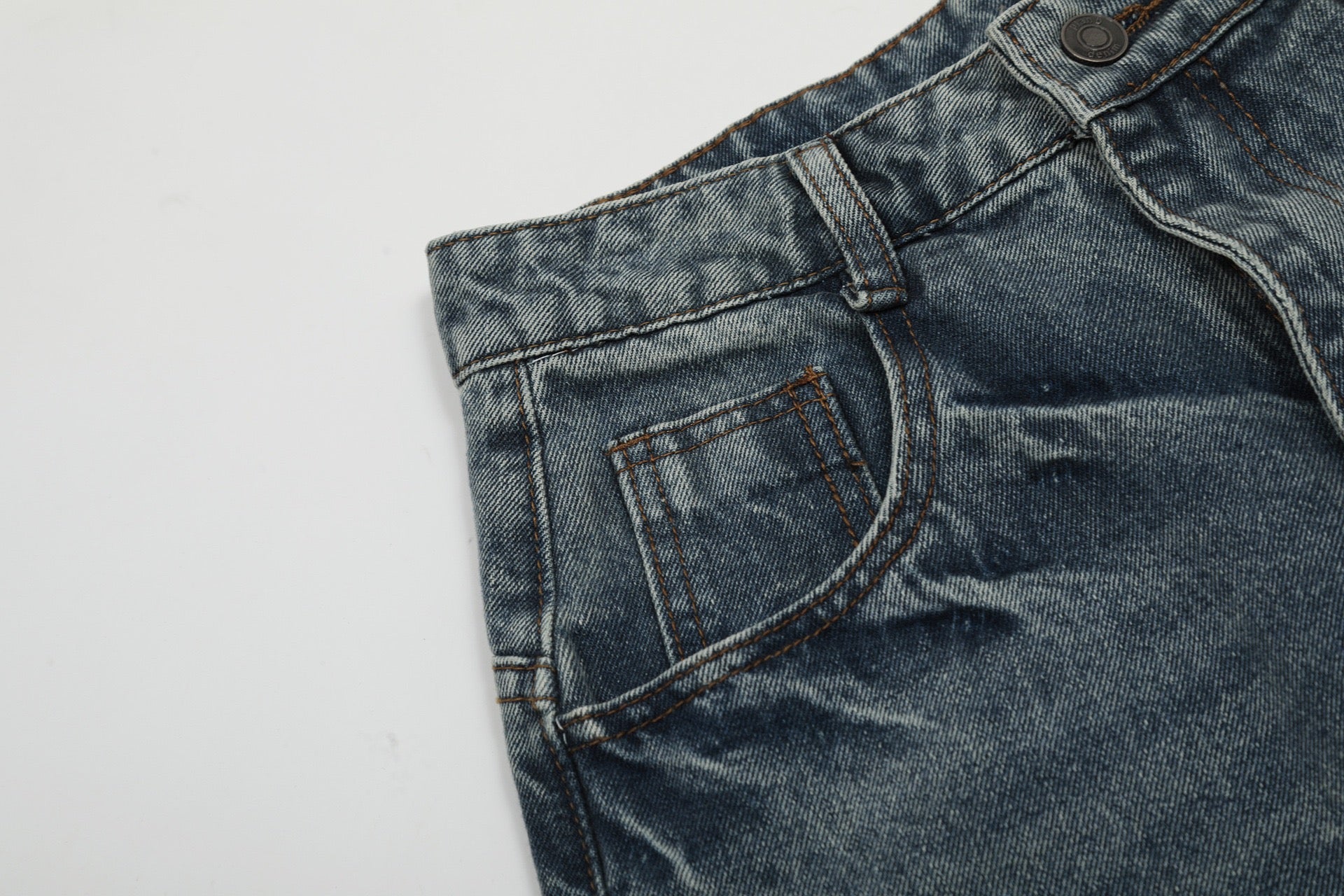 Vintage Washed Wide-Leg Balloon Denim Jeans | Streetwear