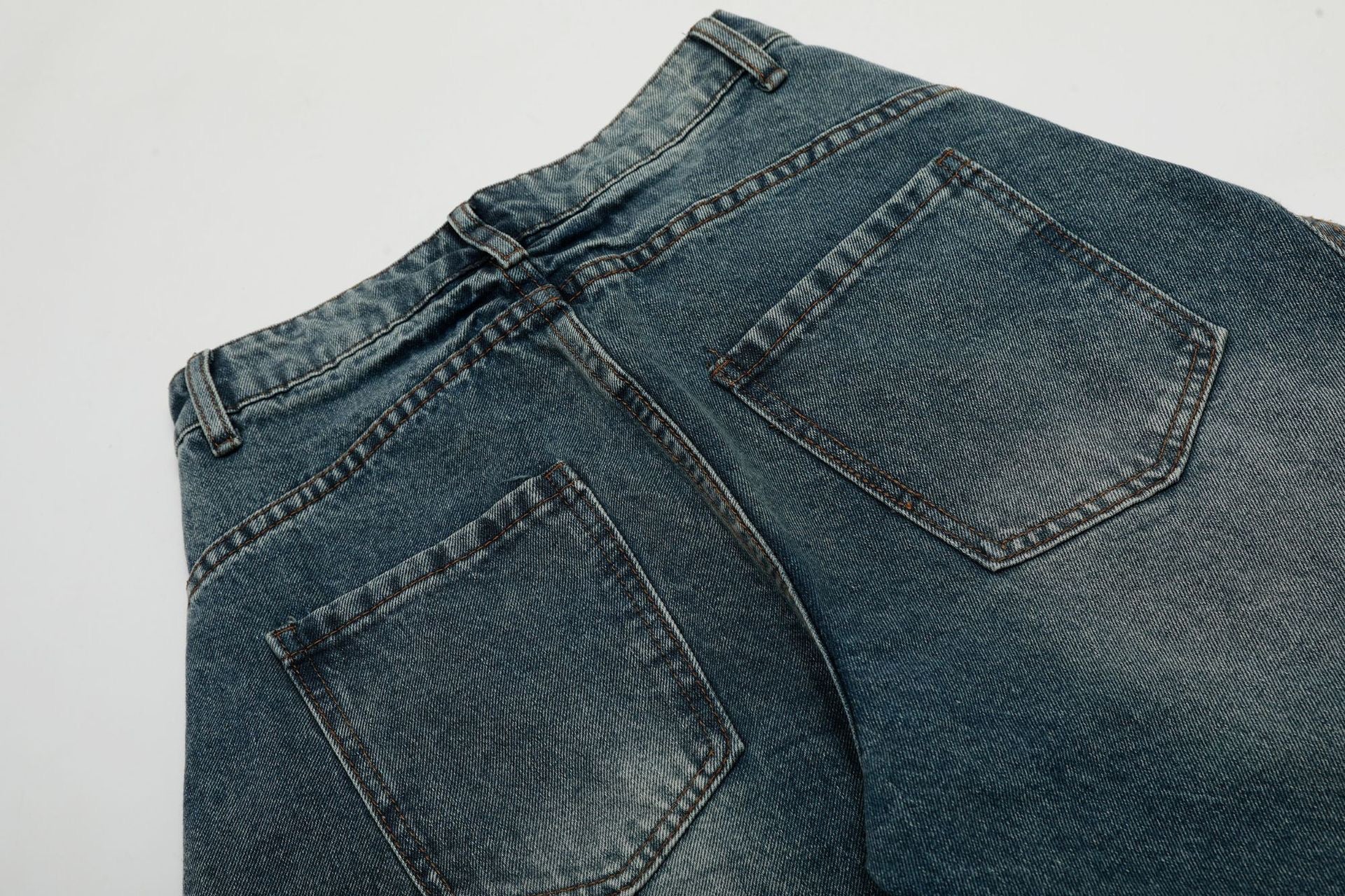 Vintage Washed Wide-Leg Balloon Denim Jeans | Streetwear
