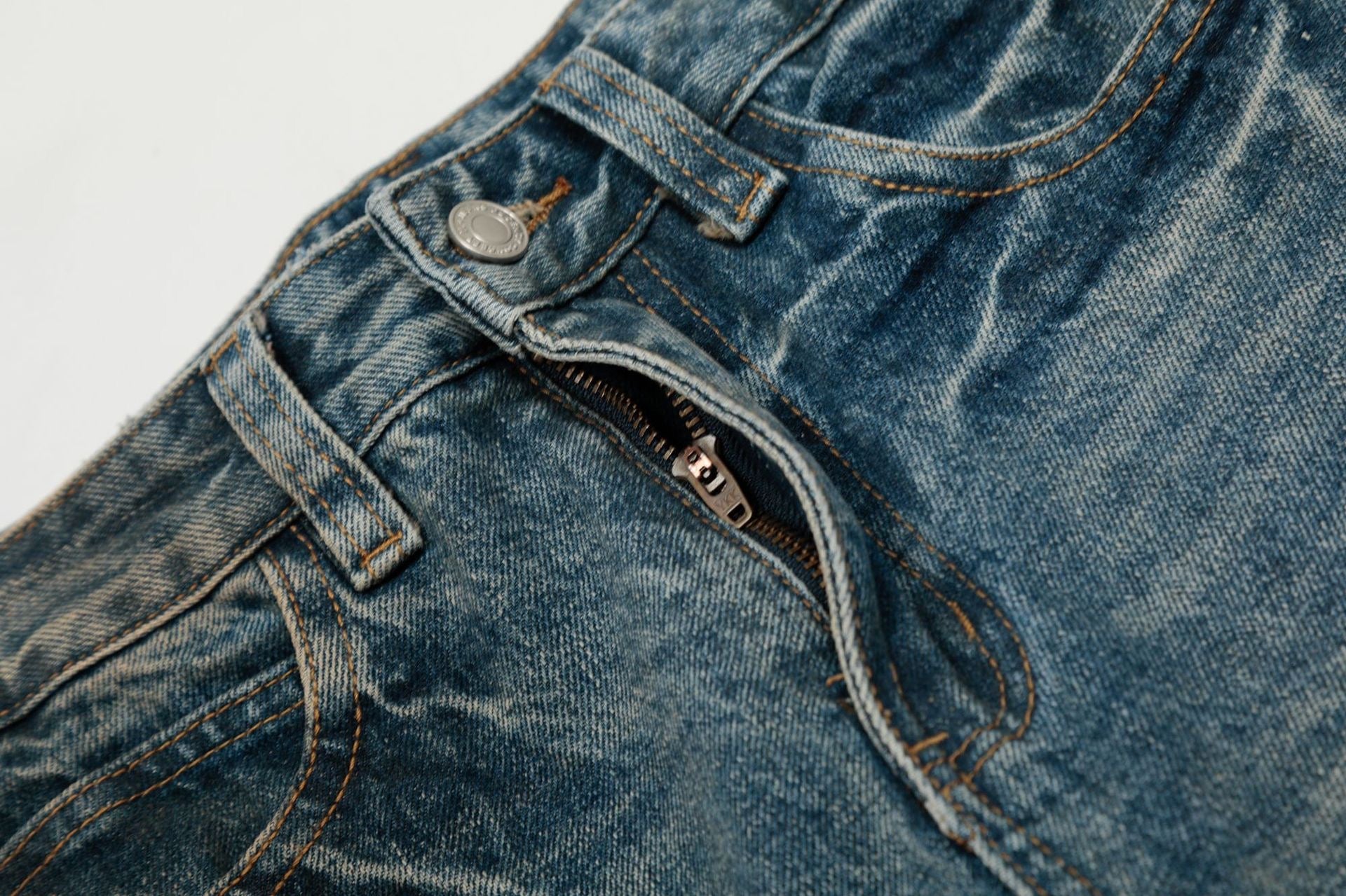 Omirad Sand-Washed Barrel Jeans | Wide Leg Vintage Denim