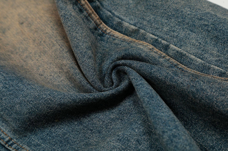 Omirad Sand-Washed Barrel Jeans | Wide Leg Vintage Denim