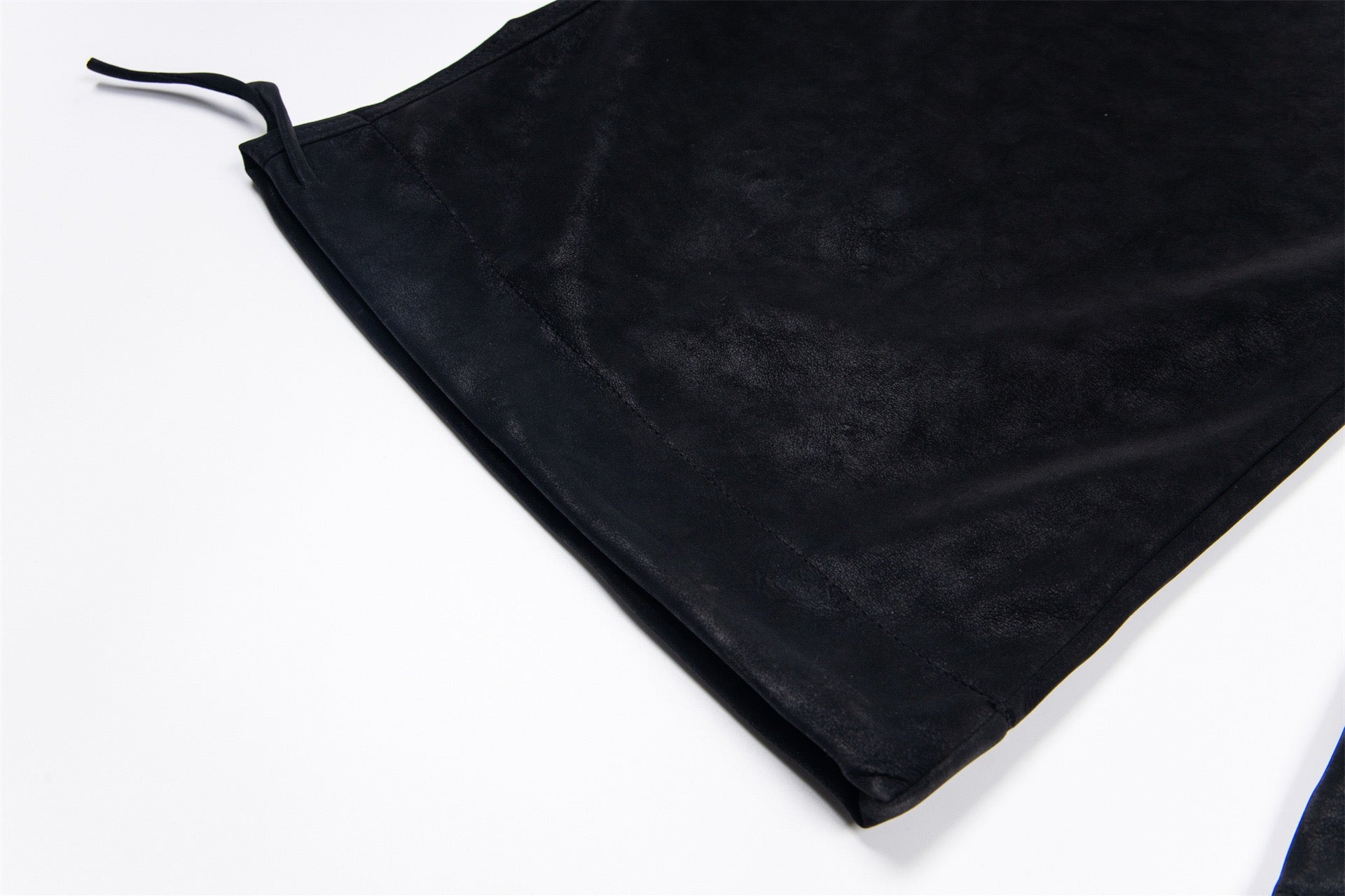 Wide-Leg PU Leather Cargo Pants | Multi-Pocket Streetwear