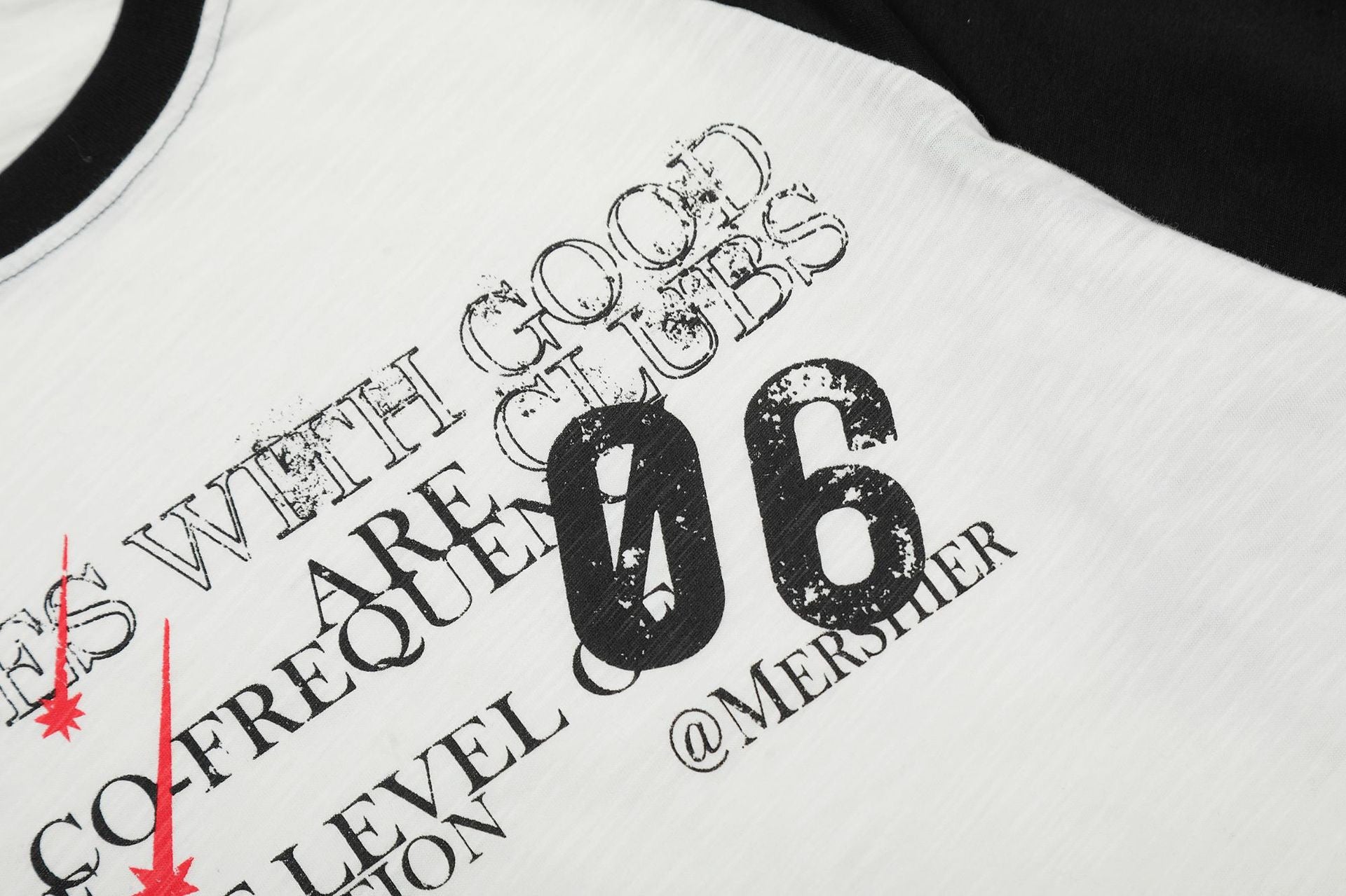 Contrast Raglan Graphic Long-Sleeve Tee | Streetwear