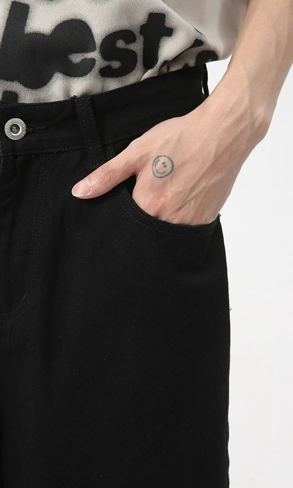 Omirad Wide-Leg Denim Shorts | Clean Cut Street Style