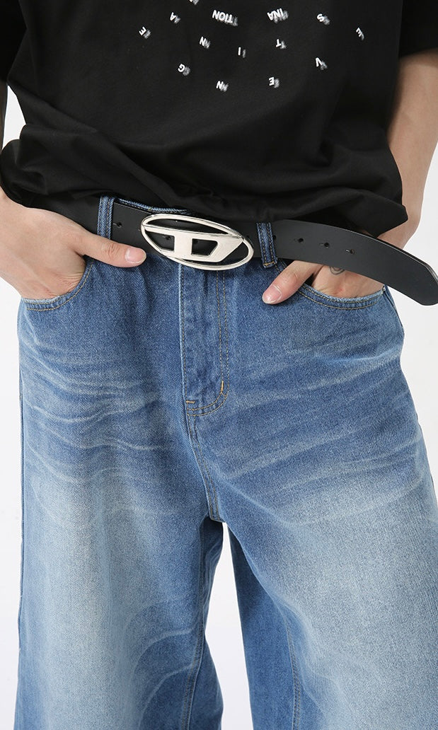Seakoff Wide-Leg Denim Shorts | Clean Cut Street Style