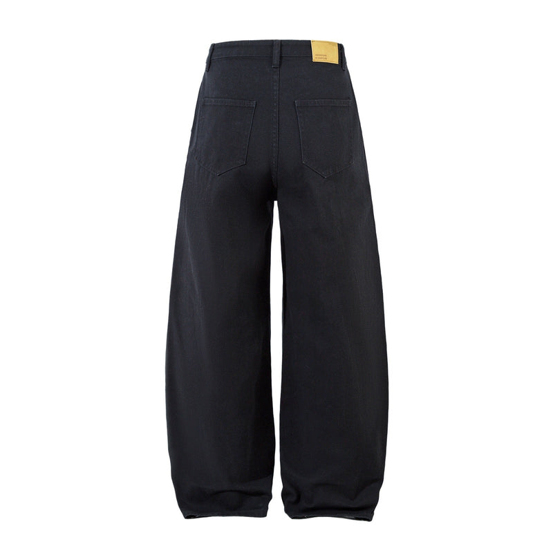 Omirad Curved Wide-Leg Pants | Oversized Streetwear Trousers