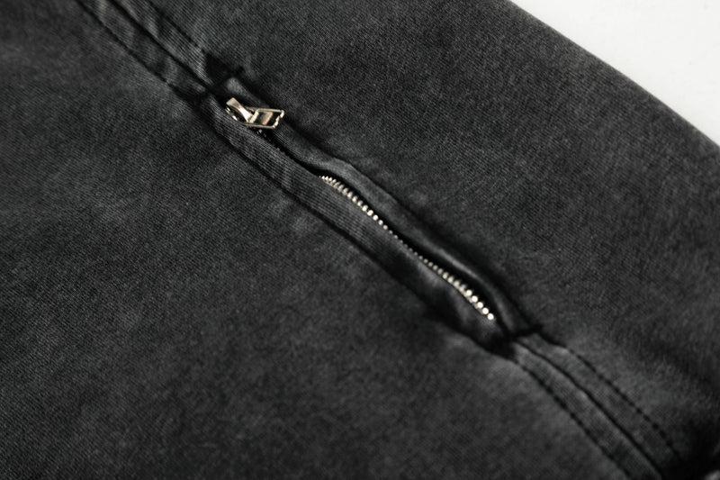 Sculpted Seam Zip-Up Hoodie Jacket | Structured Street Style