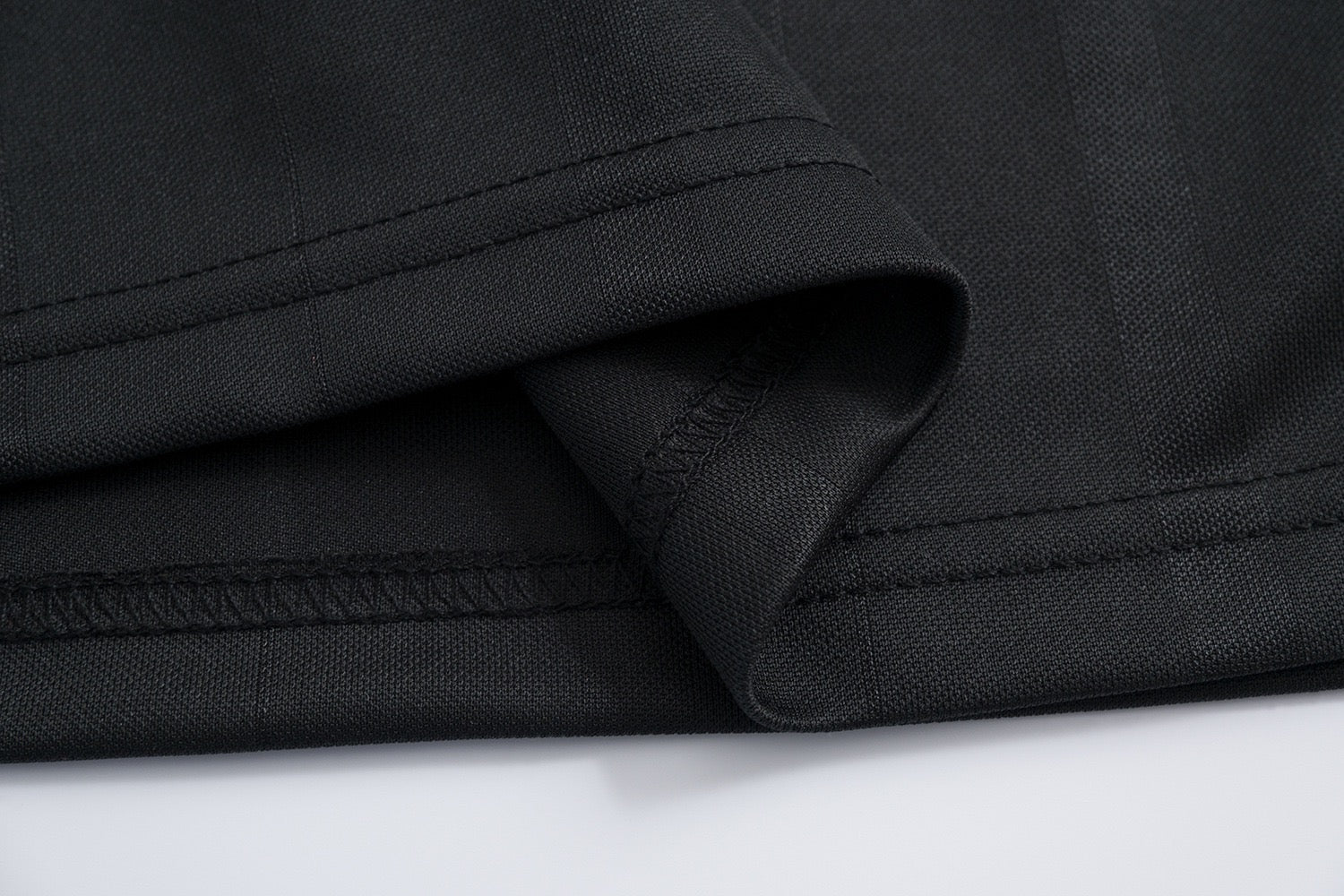 SEAKOFF Performance Mesh Athletic Tee | Triple-Stripe Design