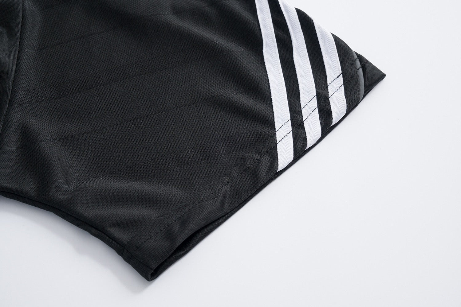 SEAKOFF Performance Mesh Athletic Tee | Triple-Stripe Design