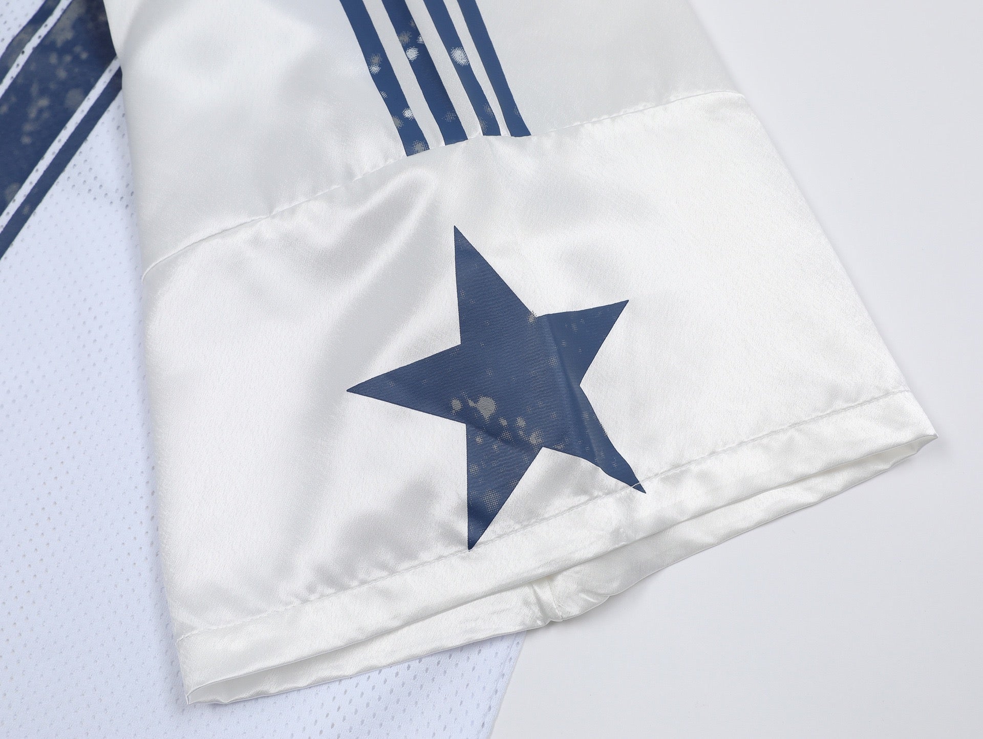 Split Mesh Varsity Graphic Tee | Number 27 Streetwear Jersey