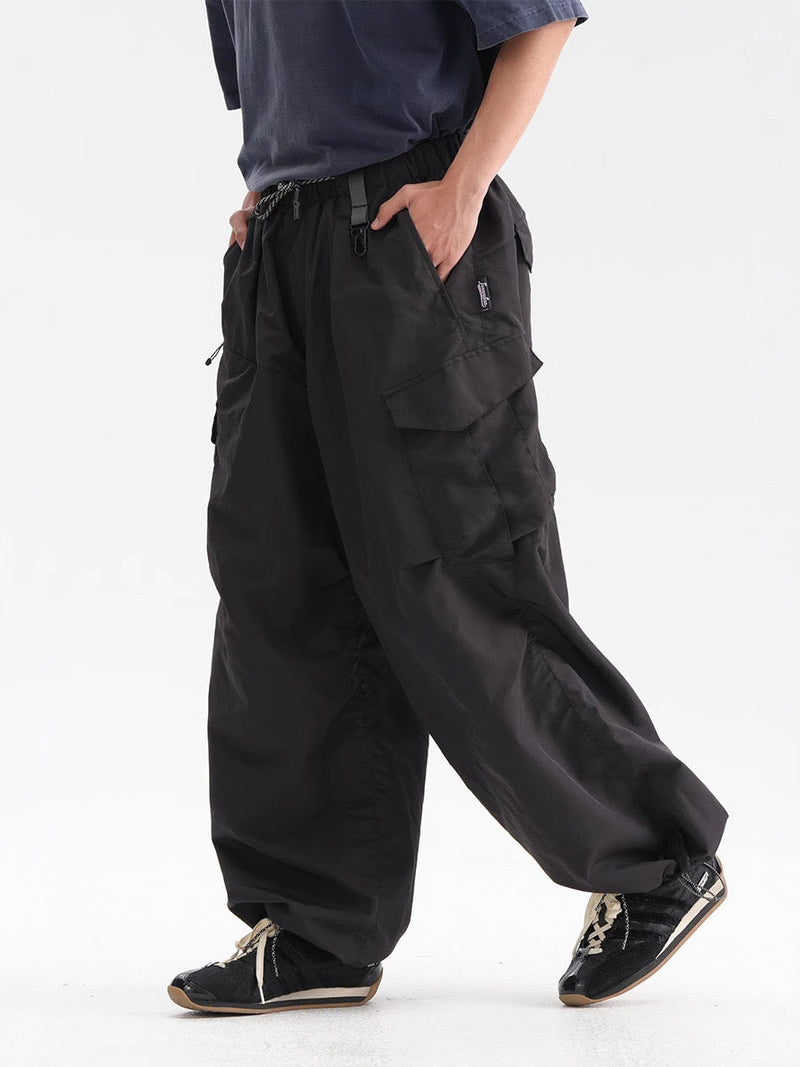 Omirad Lightweight Nylon Cargo Pants | Relaxed Utility Fit