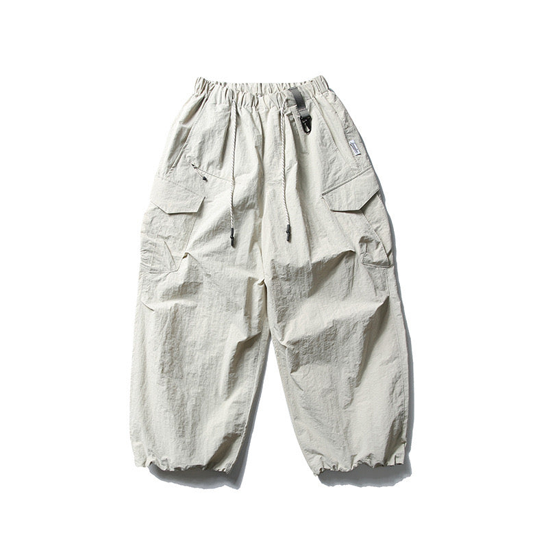 Omirad Lightweight Nylon Cargo Pants | Relaxed Utility Fit
